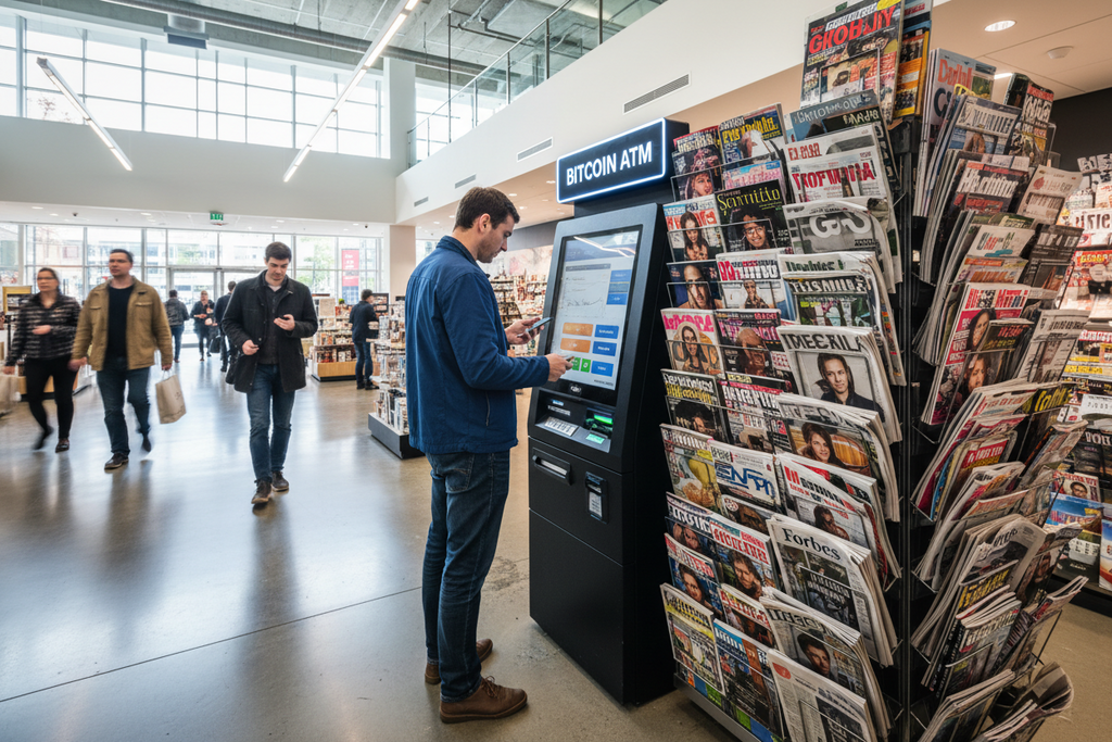 Finance and News Together: A Retail Strategy with Bitcoin ATMs, Kiosks